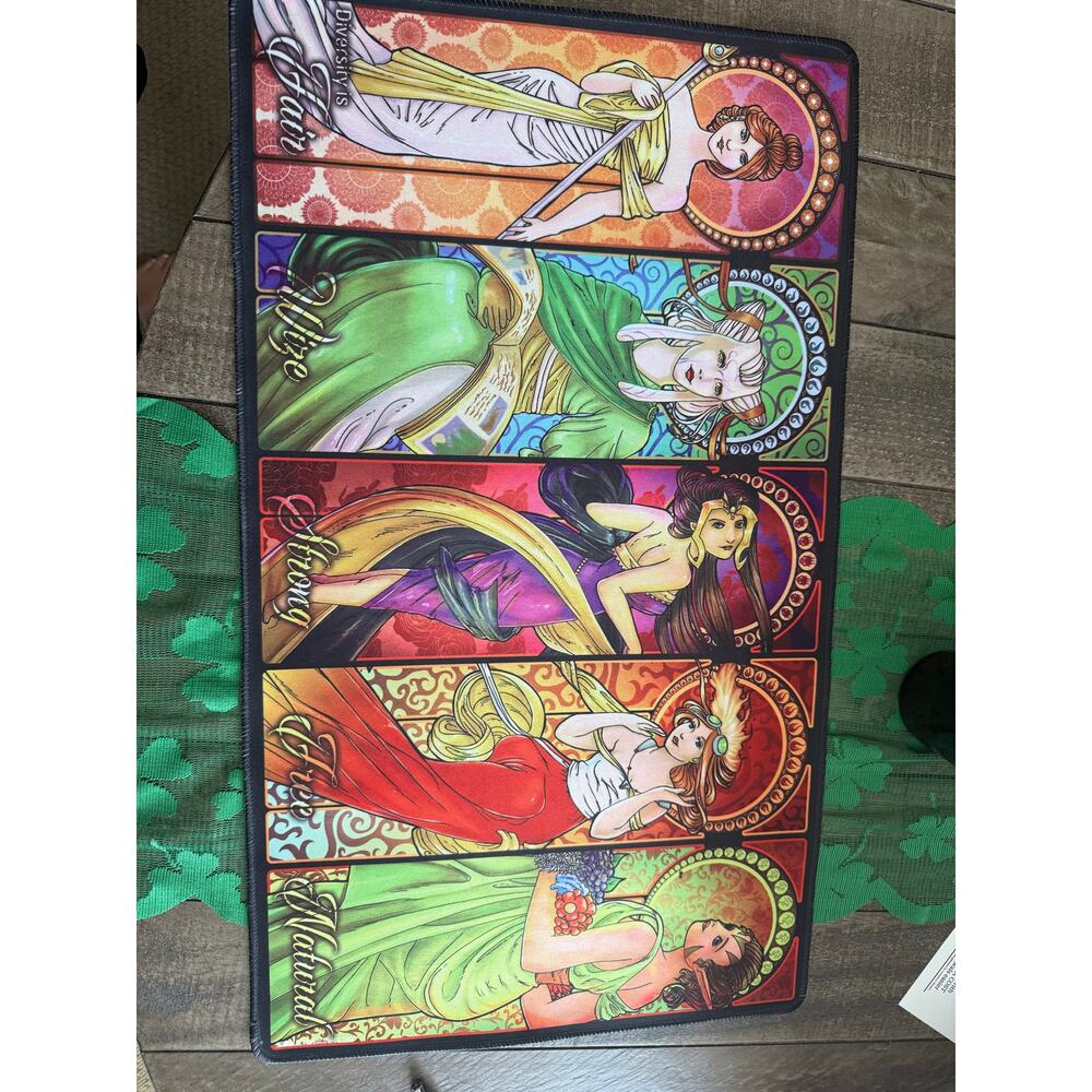 art nouveau playmat
